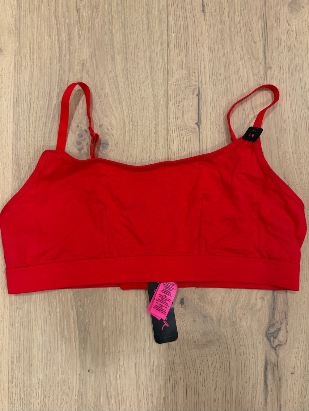Red Bralette - Women’s Lightweight Intimates